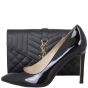 Saint Laurent Monogram Mix Matelasse Envelope Wallet on Chain