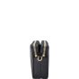 Prada Saffiano Mini Double Zip Chain Crossbody