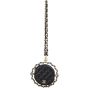 Chanel Frame Chain Around Quilted Round Mini Clutch