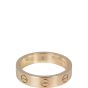 Cartier Love Wedding Band 18k Rose Gold 1 Diamond