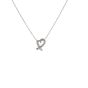 Tiffany & Co Paloma Picasso Loving Heart Diamonds Pendant Platinum Necklace
