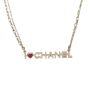 Chanel I Love Chanel Logo Necklace