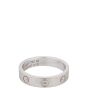 Cartier Love Wedding Band 18k White Gold 1 Diamond