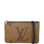 Louis Vuitton Double Zip Pochette Monogram Giant Reverse