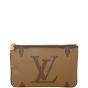 Louis Vuitton Double Zip Pochette Monogram Giant Reverse