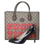 Gucci Tiger GG Supreme Interlocking G Tote Small
