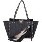 Valentino Rockstud Denim Tote Small