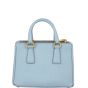 Prada Saffiano Lux Galleria Double Zip Tote Micro