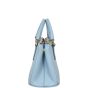 Prada Saffiano Lux Galleria Double Zip Tote Micro
