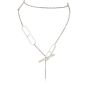Hermes Ever Chaine d'ancre Long Sterling Silver Necklace