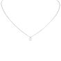 Tiffany & Co. Solitaire Diamond Platinum Pendant Necklace