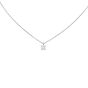 Tiffany & Co. Solitaire Diamond Platinum Pendant Necklace