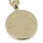 Tiffany & Co Return To Tiffany Round Tag Pendant 18k Yellow Gold Necklace
