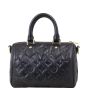 Louis Vuitton Speedy 25 Bandouliere Monogram Embossed Lambskin