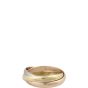 Cartier Trinity Ring Small 18k White, Rose & Yellow Gold
