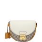 Gucci GG Supreme Padlock Small Saddle Crossbody Bag