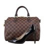 Louis Vuitton Speedy 30 Bandouliere Damier Ebene