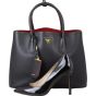 Prada Saffiano Cuir Double Bag Medium