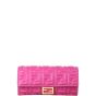 Fendi Baguette FF Embossed Wallet on Chain
