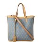 Saint Laurent Toy Shopping Tote Suede Denim