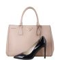 Prada Saffiano Lux Galleria Double Zip Tote Medium 