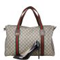 Gucci 10KTF GG Supreme Web Duffle Large