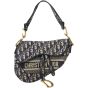 Dior Saddle Bag Oblique with Embroidered Strap