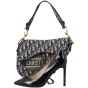 Dior Saddle Bag Oblique with Embroidered Strap