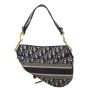 Dior Saddle Bag Oblique with Embroidered Strap