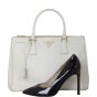 Prada Saffiano Lux Galleria Double Zip Tote Medium