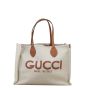 Gucci Logo Canvas Tote