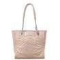 Chanel Deauville North South Tote Small Leather