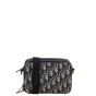 Dior Double Zip Pouch with Strap Oblique