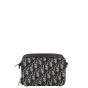 Dior Double Zip Pouch with Strap Oblique