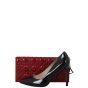 Dior Lady Dior Patent Cannage Pouch