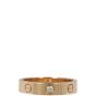 Cartier Love Wedding Band 18k Rose Gold 1 Diamond