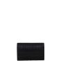 Saint Laurent Kate Tassel Chain Wallet Croc-Embossed