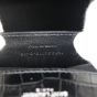 Saint Laurent Kate Tassel Chain Bag Medium Croc-Embossed