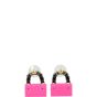 Chanel CC Enamel Handbag Stud Earrings