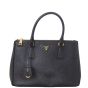 Prada Saffiano Lux Galleria Double Zip Tote Small