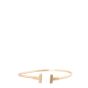 Tiffany & Co T Wire 18k Rose Gold Bracelet