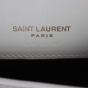 Saint Laurent Cassandre Phone Holder on Chain Croc Embossed