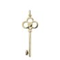 Tiffany & Co Crown Key 18k Yellow Gold Diamond Pendant