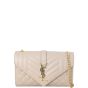 Saint Laurent Monogram Mix Matelasse Envelope Chain Bag Small