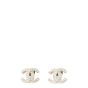 Chanel CC Crystal Stud Earrings