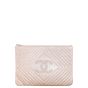 Chanel CC Studs Clutch Metallic