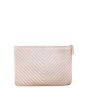 Chanel CC Studs Clutch Metallic