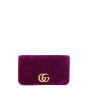 Gucci GG Marmont Velvet Super Mini Shoulder Bag
