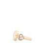 Chopard Happy Hearts Diamond Mother of Pearl 18k Rose Gold Ring