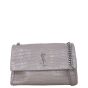 Saint Laurent West Hollywood Croc-Embossed Medium